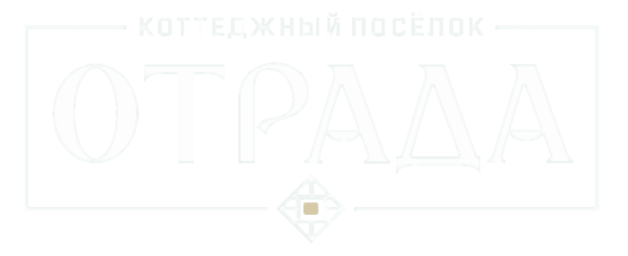 Логотип коттеджного посёлка Отрада для баннера